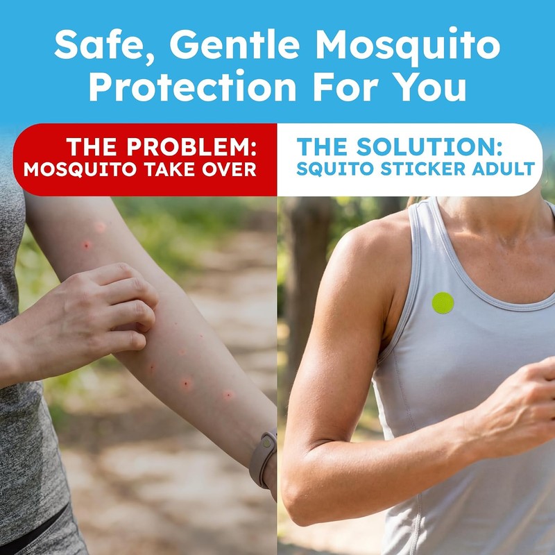 BugMD Squito Stickers Mosquito Repellent Patch Stickers for Adults (78