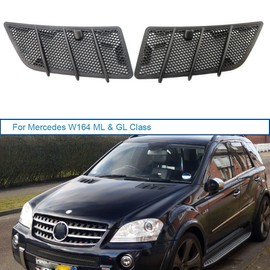 Partscollect Pair Left & Right Hood Air Vent Grill Cover Insert Mesh Compatible for W164 ML Class ML350 ML550 ML63 GL320 GL350 GL450 GL550 2008-2011 Replaces OE# 1648804405 1648804305