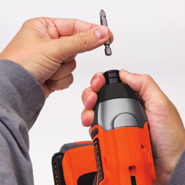 BLACK+DECKER 20V MAX Impact Driver, Tool Only (BDCI20B)
