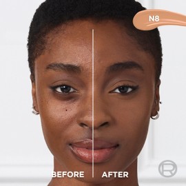 L'Oreal Paris True Match Radiant Serum Concealer, Brightening Under Eye Concealer Make Up with 1.5% Hyaluronic Acid and Caffeine, N8, 0.33 Oz