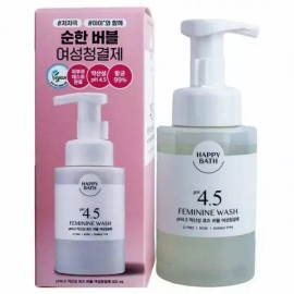 Happybath [해피바스] 피에이치4.5 약산성 로즈 버블 여성청결제 300ml [Happy Bath] pH 4.5 Mildly Acidic Rose Bubble Feminine Hygiene Foam 300ml