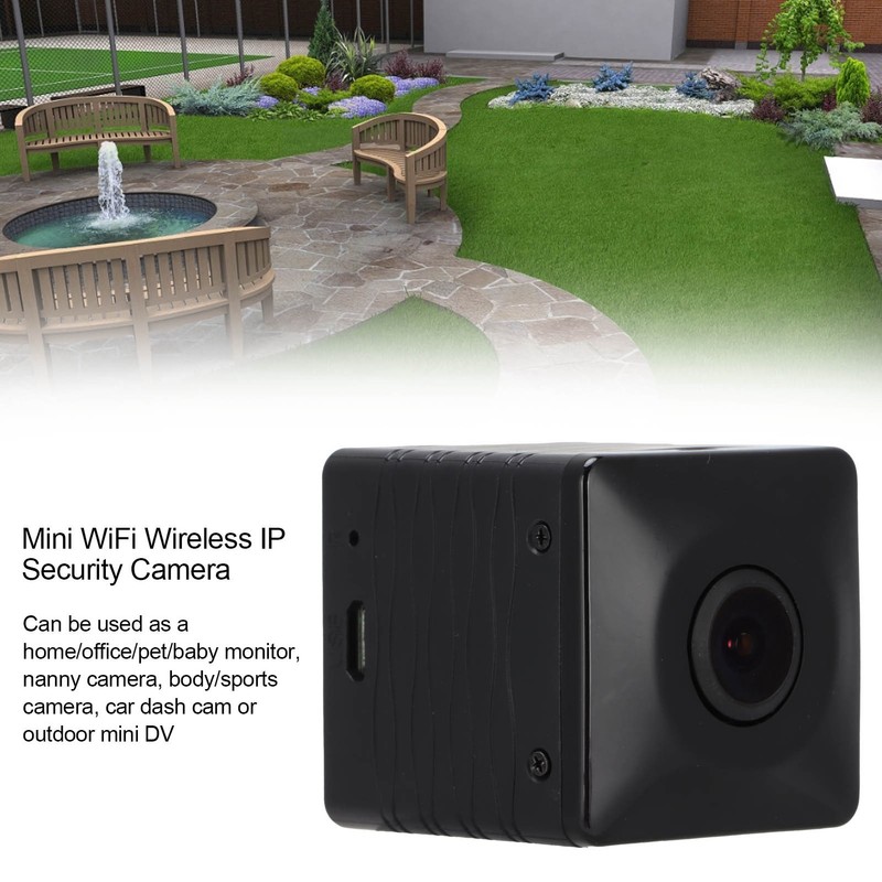 QQTVQ8H Mini WiFi Wireless IP Security Camera 360 Degree Remote
