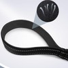 MAOXIANG Short Dog Leash, Heavy Duty, Reflective, Black, L:2.5*60 CM