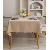 Fusehngre 51"x 86" Waterproof Rectangle Tablecloth Oil Spill Proof Wrinkle