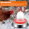 Large Chicken Water Heater Base, 15" Metal Heated Chicken Waterer