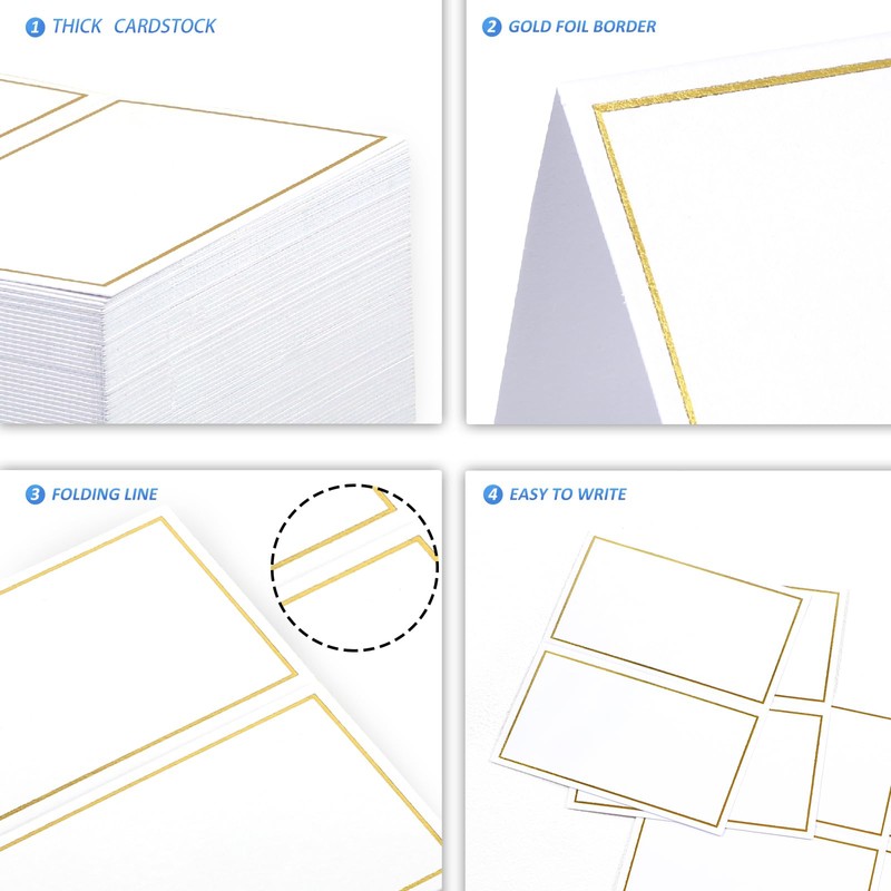 Place Cards Pack of 120 - Small Tent Cards with