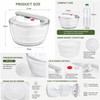 Manual Salad Spinner for Washing & Drying Vegetables – Compact