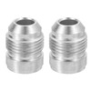 sourcing map 2Pcs Male 10AN Weld on Bung Fitting, Aluminum