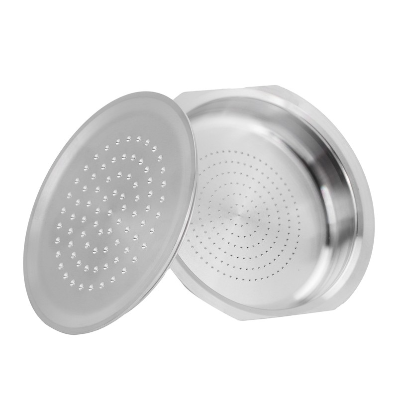 Coffee Capsule Reusable Refillable Coffee Filter Cup with Spoon Brush