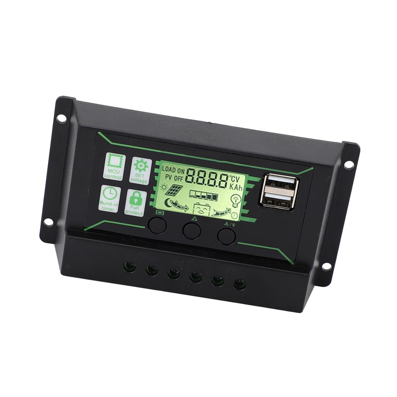 Solar Charge Controller 20A 2 USB Output PWM Control 3