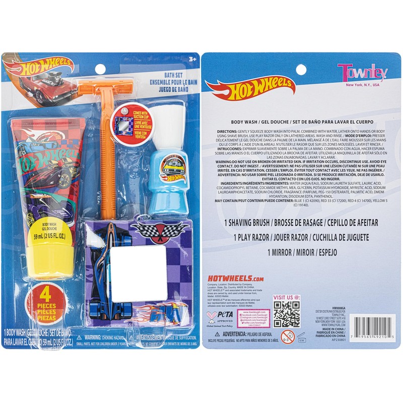 Townley Girl Hot Wheels- My First Shaving and Grooming Pretend