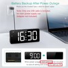 ORIA Digital Alarm Clock, LED Bedroom Clock with Bluetooth Sync