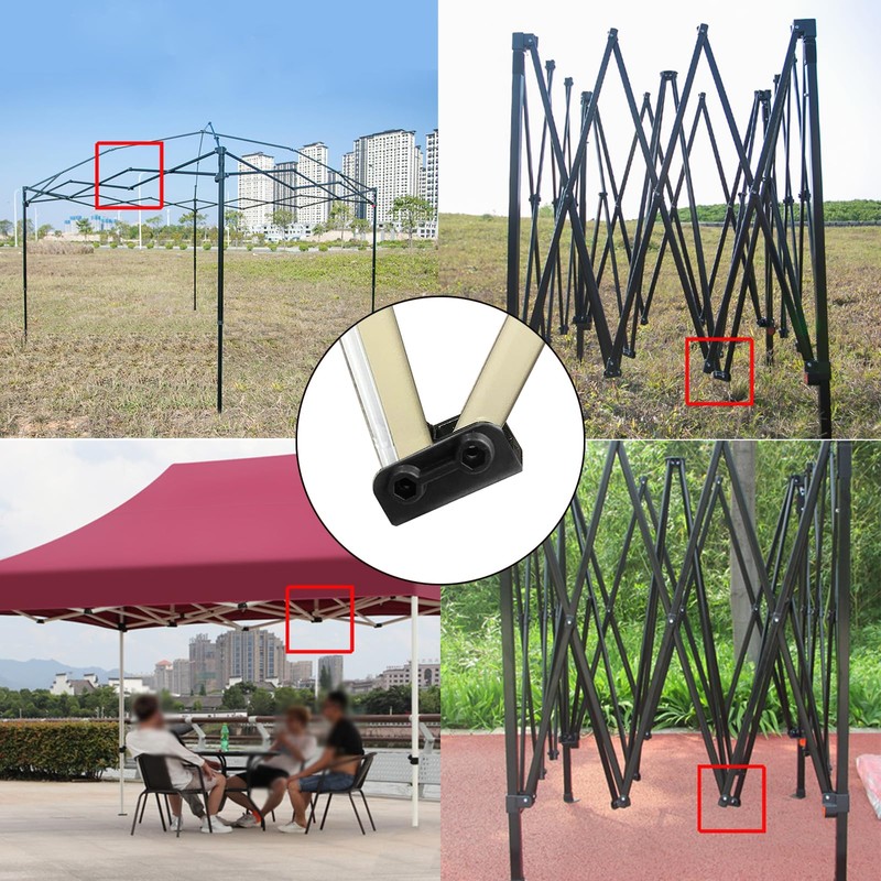 4Pcs 2-Way Pop-up Gazebo Replacement Connector Canopy Tent Replacement Parts