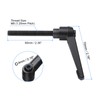 sourcing map 4pcs Clamping Lever Handles, M8 x 60mm Black
