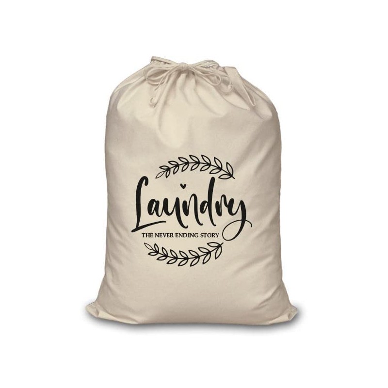 Mayatra's Cotton Laundry Bag for Clothes - Travel Organizer -