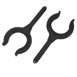 2 Pcs Boat Oar Lock Durable Marine Rowlock Horn Side Mount for Oars Rod and Fishing Rod Support Bracket for Sea Fishing Boating(Black)