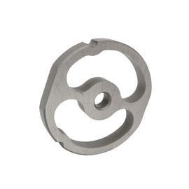 Grinder Plate with 2 Flat Edges for #32 Grinders, Butcher Boy, with Kidney Holes Great for Frist Grind Chunks