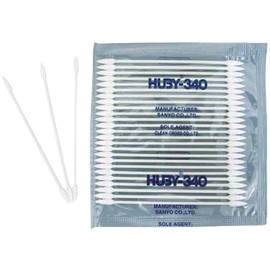 HUBY Industrial Cotton Swabs HUBY(R)-340 BB-003SP 100-Piece 3-5234-08