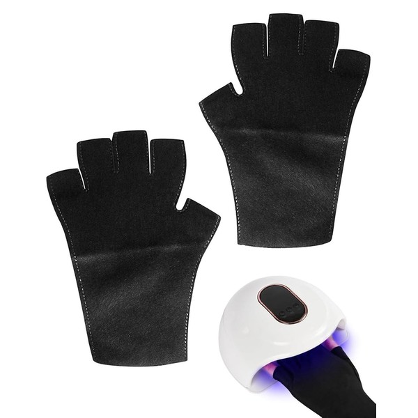 AORHOFJ 1 Pair of UV Gloves for Nail Sticks, UPF50+