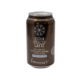 AmishTastes Frannie’s Sparkling Cold Coco Latte, Protected With High-Density Foam, 12 Oz. (Pack of 8)