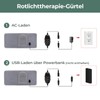 pinfriy 120 LED lampada a luce rossa terapia, cintura a