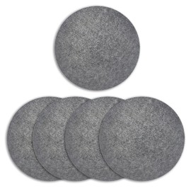 Felt Coasters, Round Table Coasters for Pots, Pans, Plates, Glasses, Bowls and Vases (10, 15 cm)
