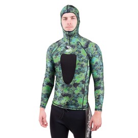 IST Hooded Spearfishing Rashguard with Loading Pad