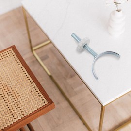 DOITOOL 1 Set Banister Gate Adaptors, U Spindle Gate Extender Spindle Rods, Stair Banister Adapters, Baby Gate Replacement Parts Extensions Kit, Kids Kickstand Childproof Door