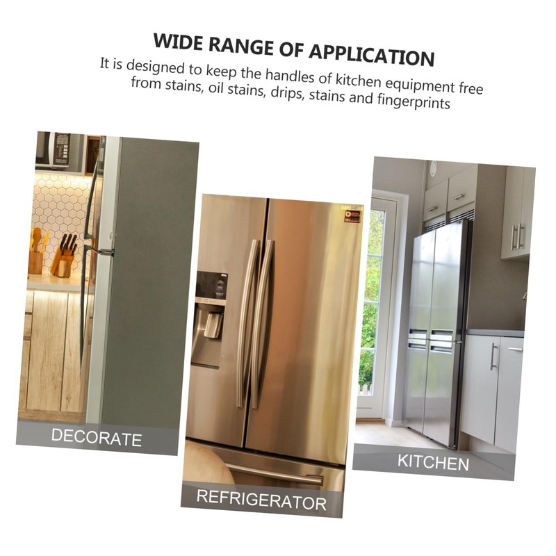 Mipcase 2Pieces Refrigerator Handle Cover Durable Kitchen Appliance Protector for