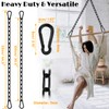 Black Swing Hanging Chain Kit – 2Pcs 44" Heavy Duty