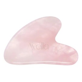 Guasha Cuarzo Rosa Masaje Facial Lifting Piedra Natural Todo Tipo De Piel Día/noche