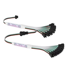 KAZviyn 3 pin RGB WS2812B WS2811 16703 SK6812 WS2815 WS2813 IC TTL Amplifier 1 to 8/1 to 4 SPI Amplifier Signal Repeater for Full Color LED Strip (1 to 4)