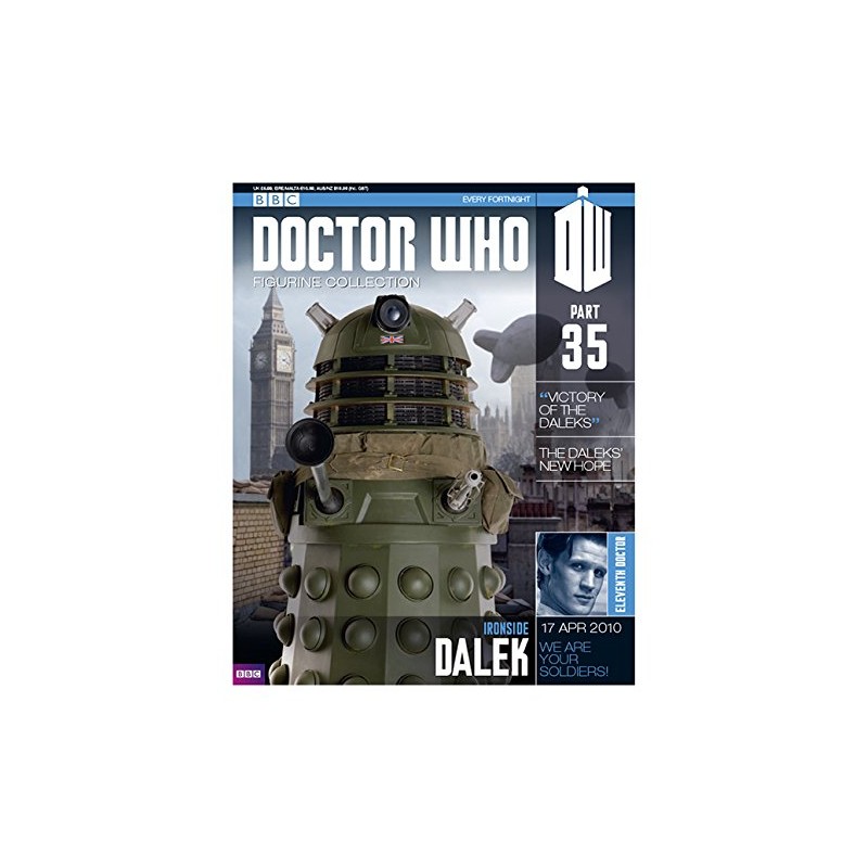 Eaglemoss Doctor Who Figurine Collection # 35 Ironside Dalek