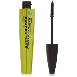 Rimmel London Lash Accelerator Endless Volume Mascara, Micro-Fiber Formula, No Clumps, Grow-Lash Complex, 003, Extreme Black, 0.33 oz
