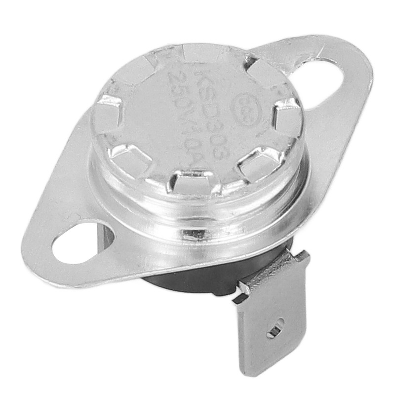 10Pcs Thermostat Thermal Switch Manual Hand Reset Bimetallic Chip Temperature