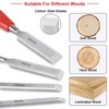 4 Pcs Chisel Set, Wood Chisel Sets for Carpenter Carving