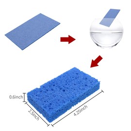 DGQ 12 Packs Compressed Cellulose Sponges Natural Kitchen Sponges Multicolor Non Scratch Scrub Sponges Dish Sponges Bathroom Sponges Cleaning Sponge