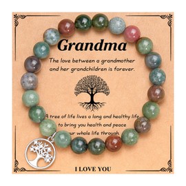 UNGENT THEM Grandma Gifts Mothers Day Birthday Valentines Christmas Grandmother Bracelet Best Grandma Presents