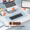 MEETION Foldable Bluetooth Keyboard with Touchpad, Portable Wireless, Gray