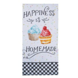 Kay Dee Designs Set of 2 HAPPINESS IS HOMEMADE Cupcake Terry Kitchen Towels by Kay Dee Designs