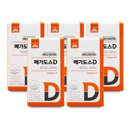 Goryeo Eundan Goryeo Eundan Megadose D Vitamin D34000IU 200mgx120 tablets 5 boxes / 고려은단고려은단메가도스D비타민D34000IU200mgx120정5통