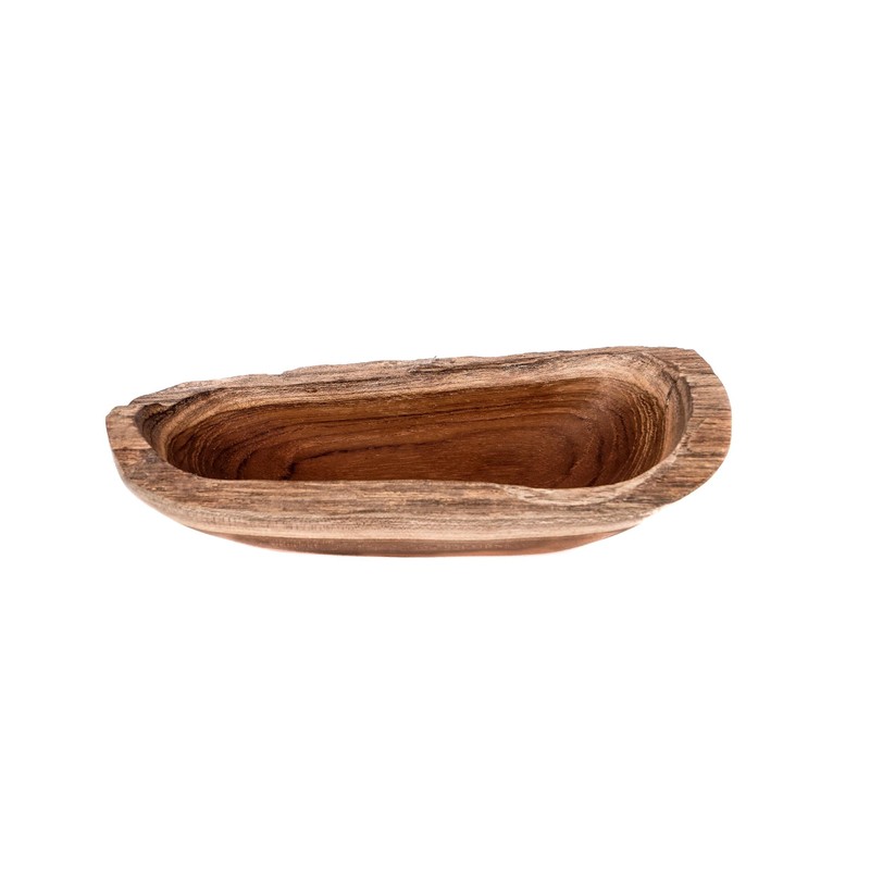 Windalf Galina Natural Teak Bowl 17 cm Snack Bowl Planina