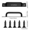 16 Pack Barn Door Handles, 5.8 Inch Aluminum Alloy Cabinet