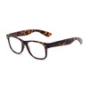Retro Square Reading Glasses in Dark Tortoise by Readers.com |