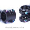 Hosioe 4PCS Caliper Adapter for M6x18/20mm Titanium Ti Bolt MTB