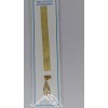 Unbranded Bookmarks Religious Gold Metallic Ribbon Praying Hand pendant