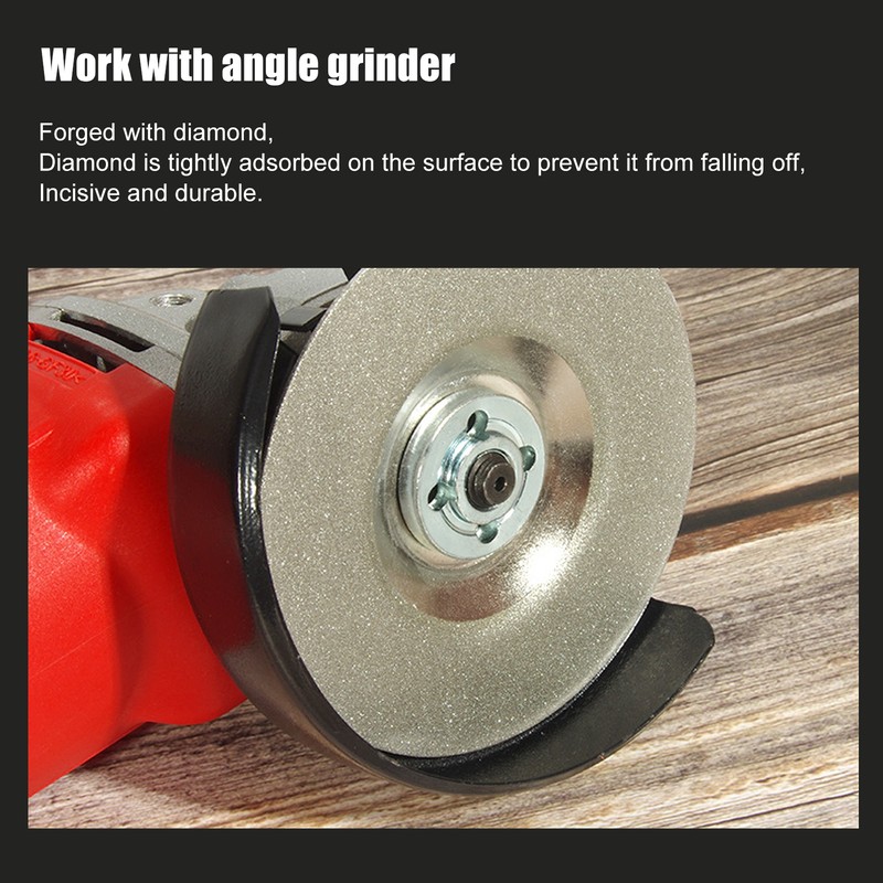 5Pcs Diamond Grinding Wheel 4in Diamond Grinding Disc for Surface