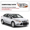 SOCKIR Headlight Assembly fit 2012-2014 Ford Focus OE Style Headlamp