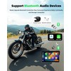 2025 Motorcycle CarPlay Screen & Android Auto 7" Wireless Portable
