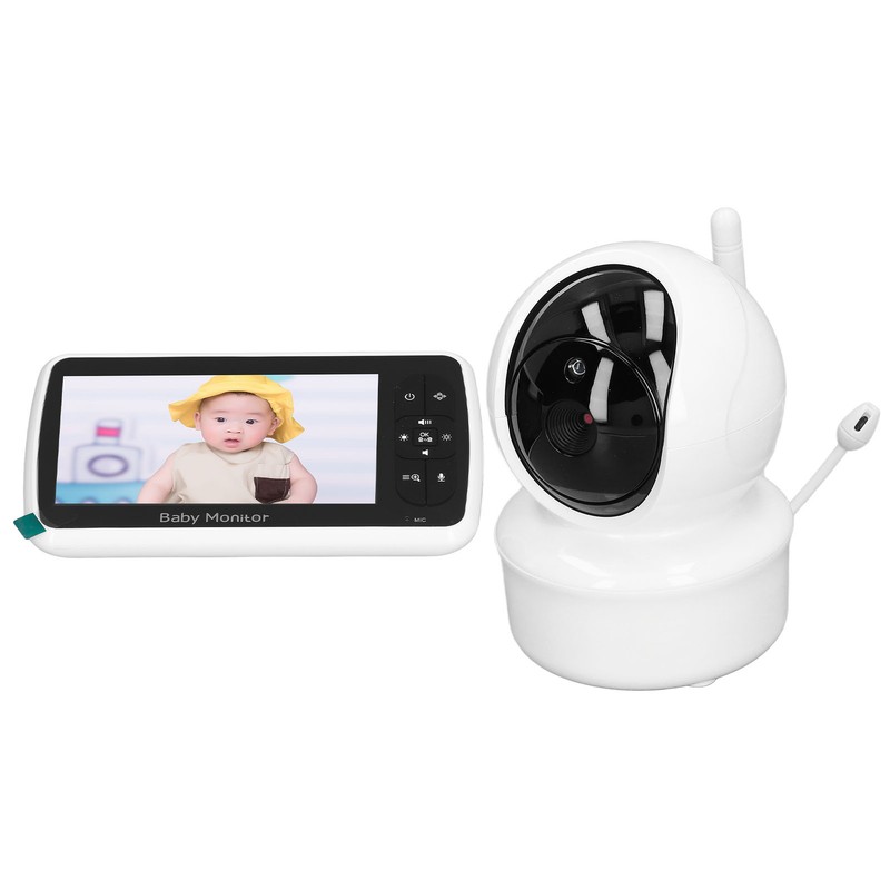 Baby Monitor 5 Inch Display Remote Access Pan Tilt Zoom